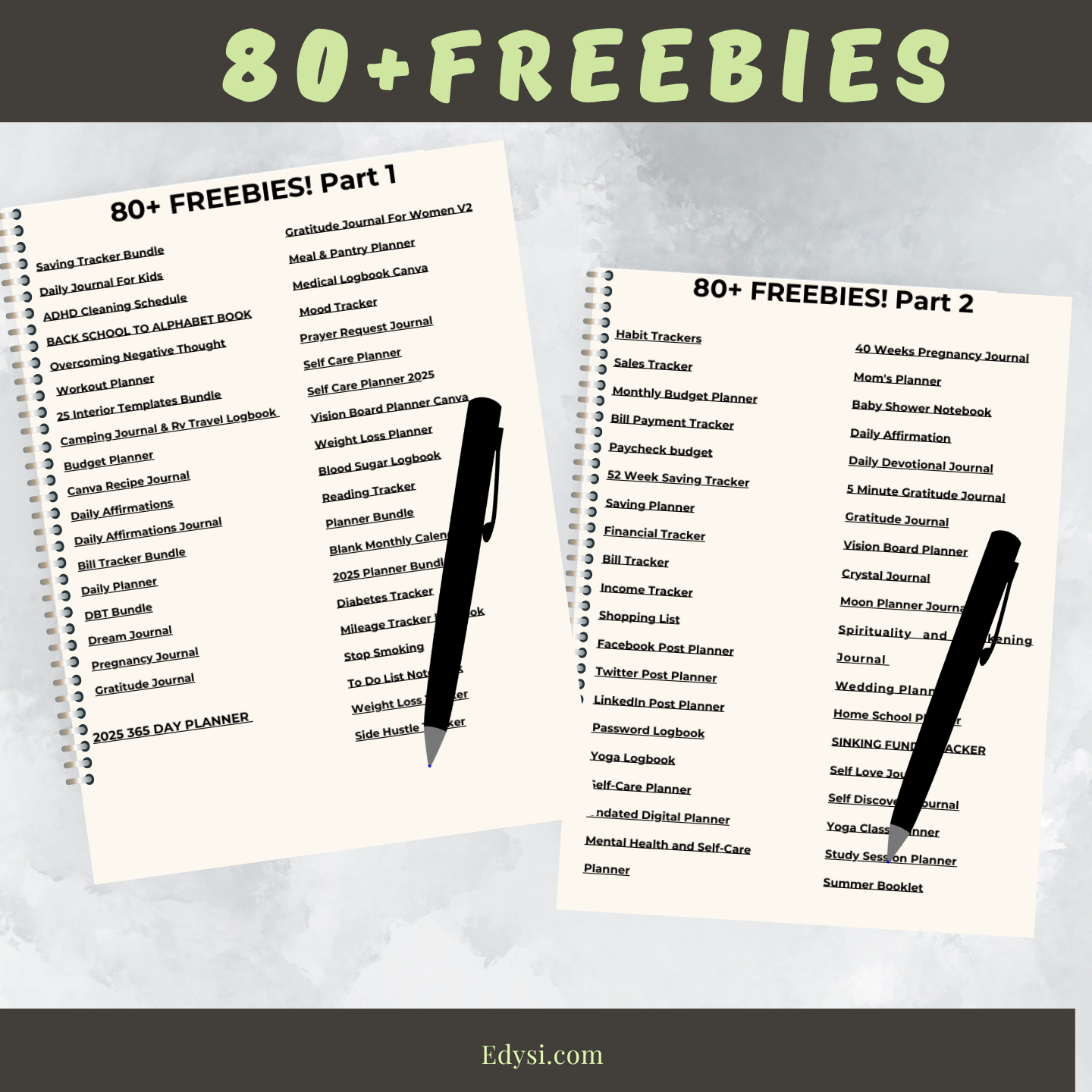 80+ FREEBIES