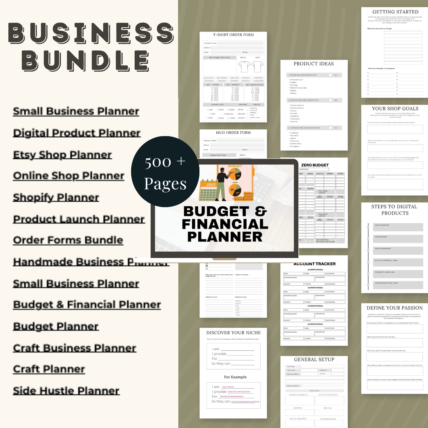 Business Canva Template Bundle