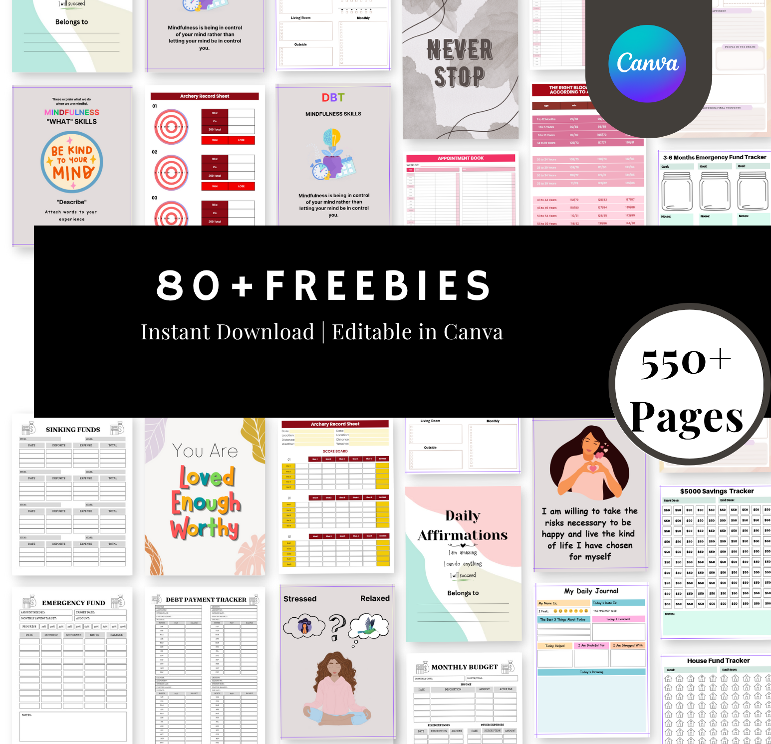 80+ FREEBIES