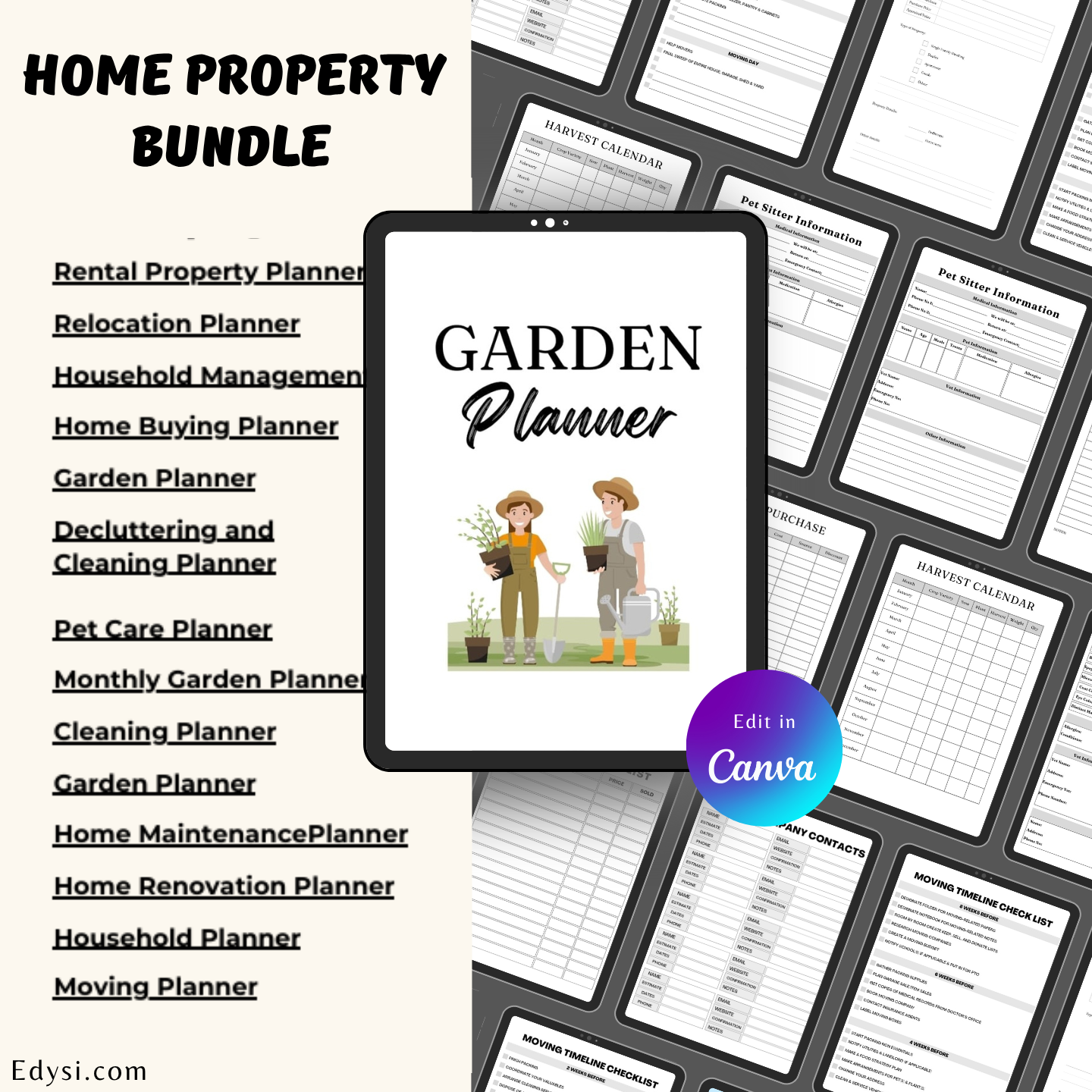 Home Property Canva Template Bundle