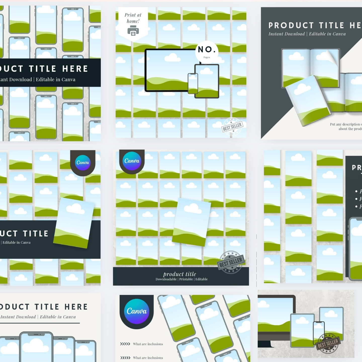 70+ LISTING MOCK-UP VIDEO TEMPLATE (ETSY SIZE)
