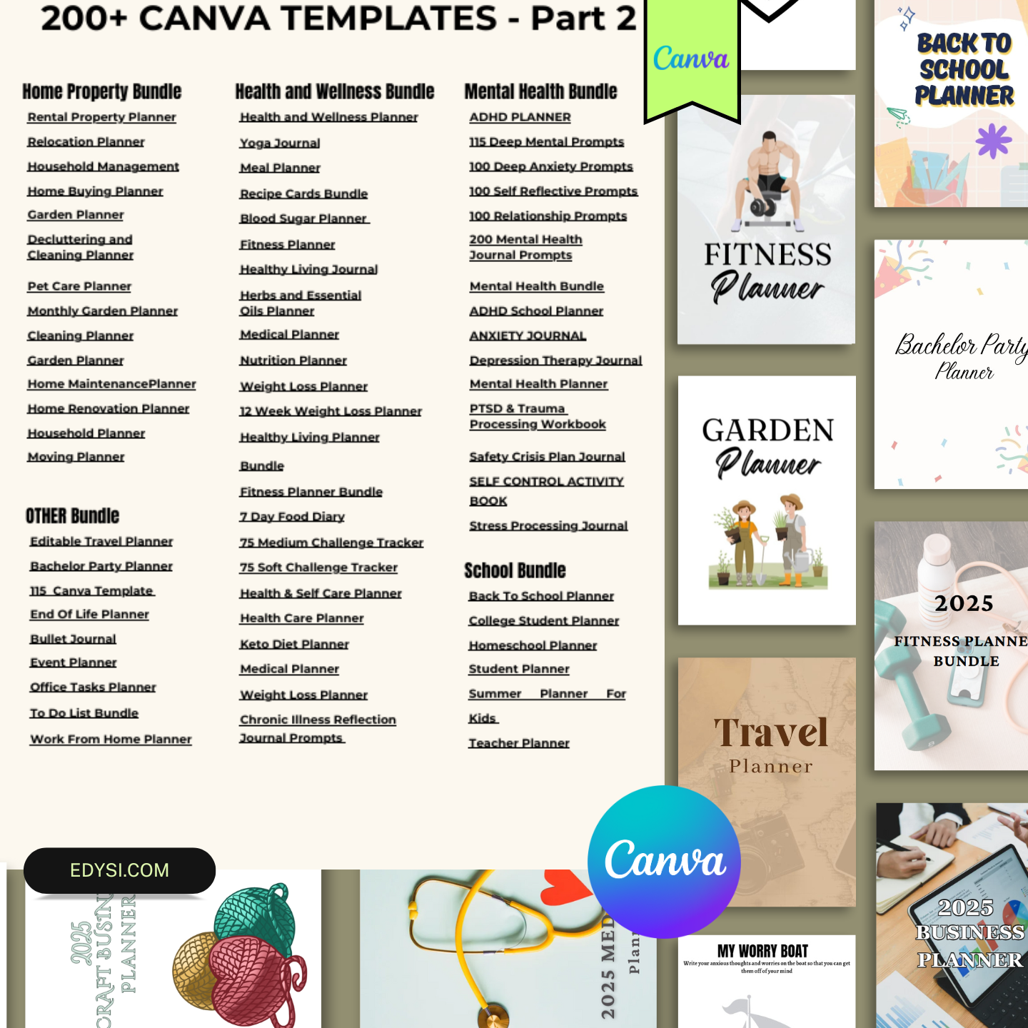 200+ CANVA TEMPLATES - Part 2