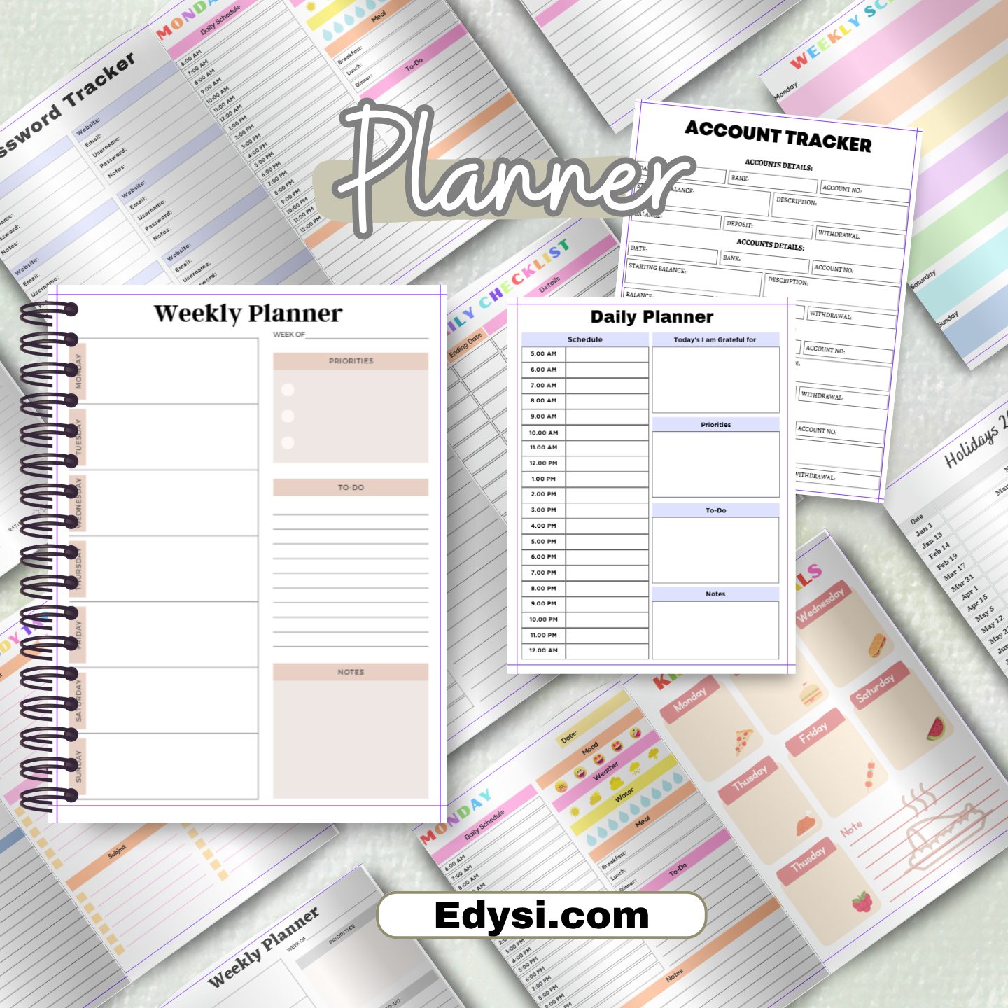 Planner Canva Template Bundle Part 5