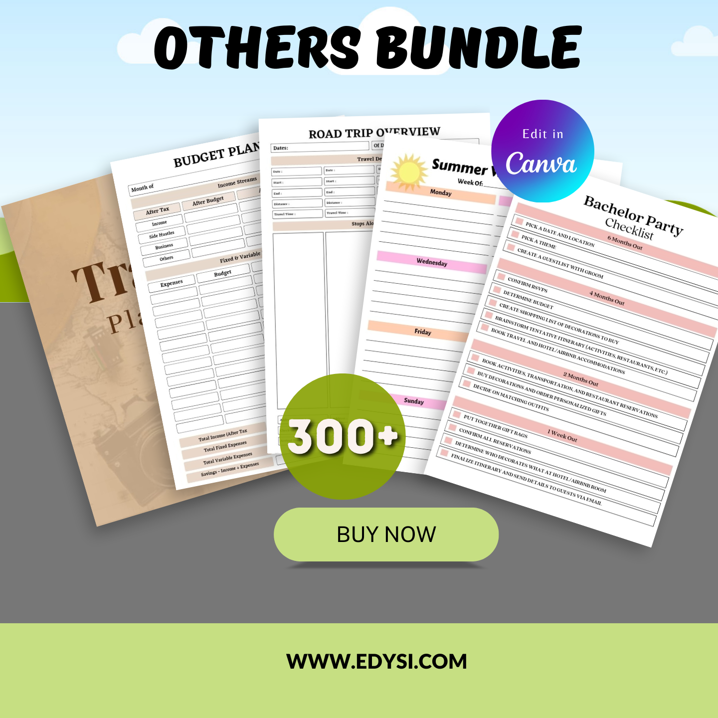 School and others Canva Template Bundle