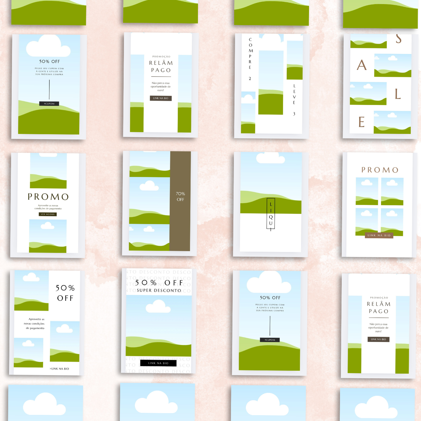 Discount Sale Canva Templates